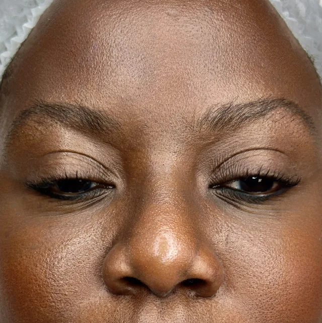 Avant la séance : des sourcils clairsemés